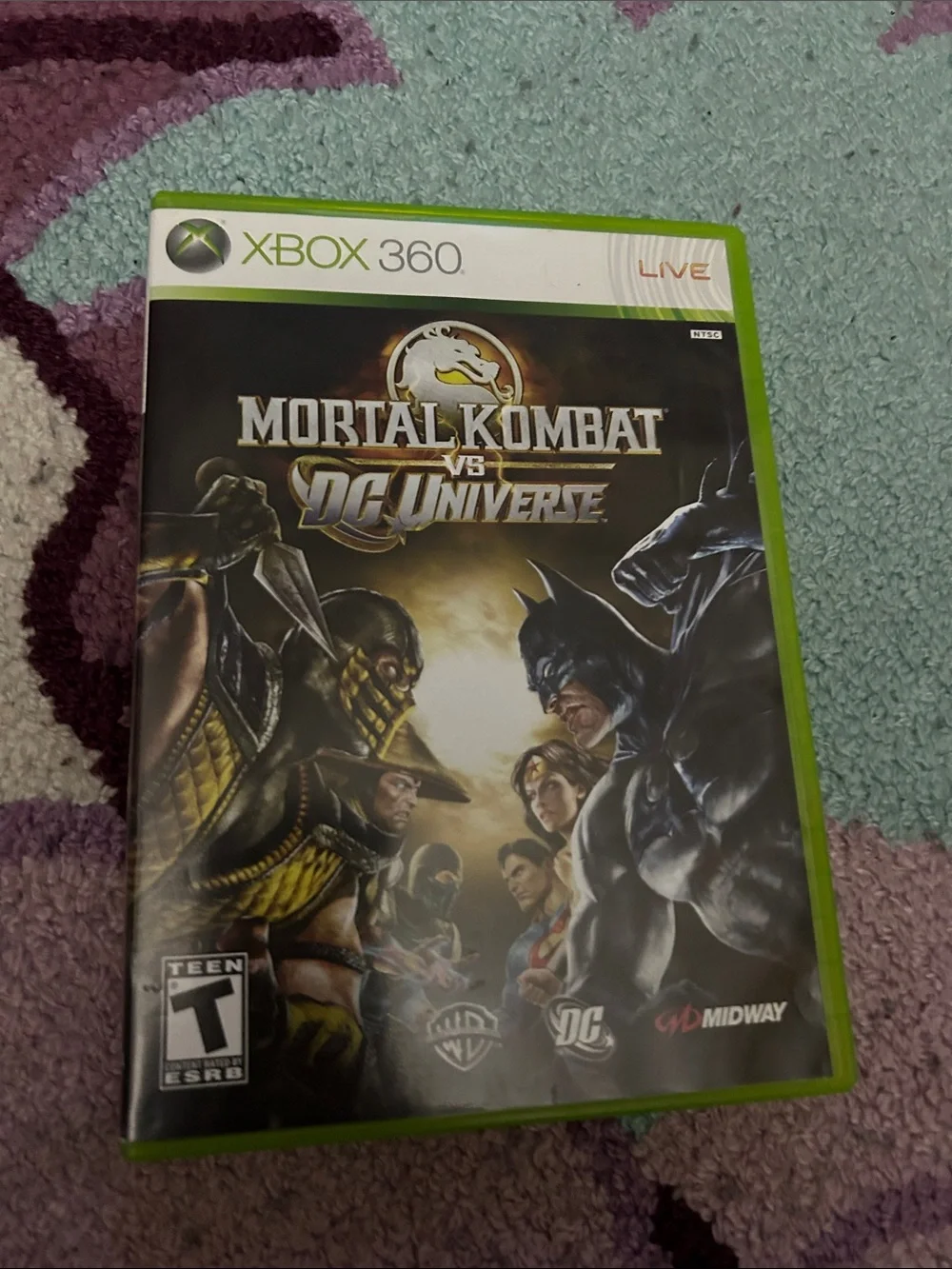 Microsoft Xbox 360 Mortal Kombat vs. DC Universe - Green Case